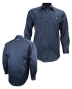 GLOBATECH - 625 Work Shirt L.S. Unisex (NAVY) - 13122 (AVG) + 13127 (NUQUE)