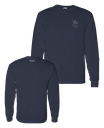 GLOBATECH - 5400 Unisex L.S. Sweater (NAVY) - S14322 (AVG) + S14332 (NUQUE)