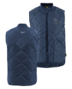 GLOBATECH - WK027 veste de travail matelassée unisexe (MARINE) - BR. 13122 (AVG) - BR. 13127 (NUQUE)