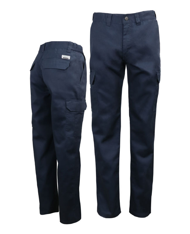 GLOBATECH - MRB-011 Gatt's Unisex Cargo Pants SIZE: 28-44 (NAVY) - SANS BRODERIE