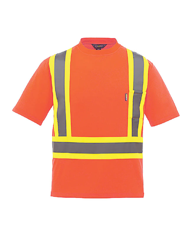 GLOBATECH - S05960 Unisex High Visibility Safety T-shirt - DTF-055 (BDC)